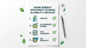 Double Glazing Grants for Over 60s — What the UK Government Actually Offers 2 Checklist_items_on_paper